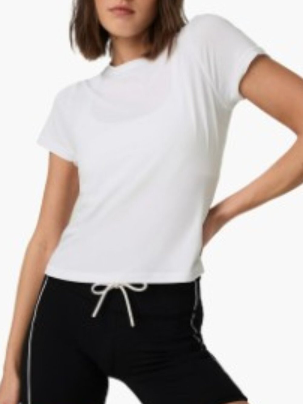 Vuori Short-Sleeve Lux T-Shirt in White, Size Large